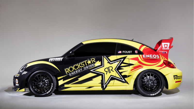 Illustration for article titled Holy Crap Tanner Foust Will Rallycross This 560 HP Volkswagen Beetle